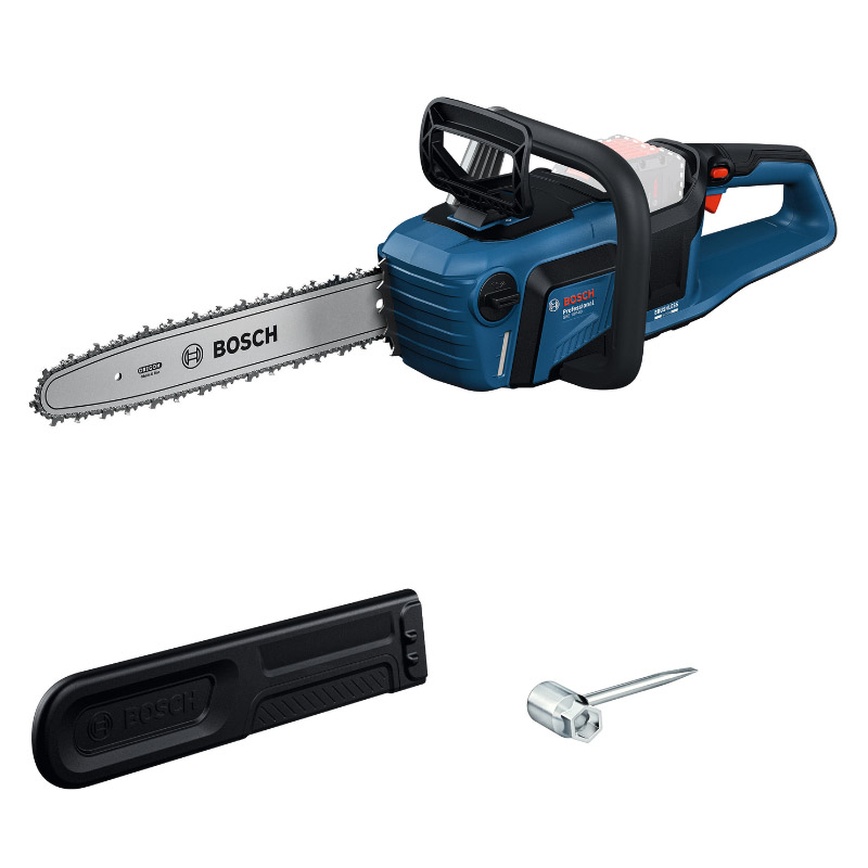 Fierastrau cu acumulatori cu lant, Bosch GKE 18V-40, Solo, sistem Biturbo Brushless