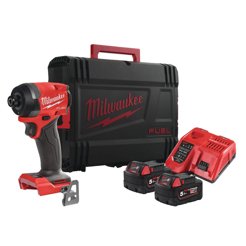 Masina de insurubat cu impact subcompacta, cu acumulatori 18V Li-Ion Redlink 2x 5.0 Ah, 226 Nm , tip M18FID3MC-502X