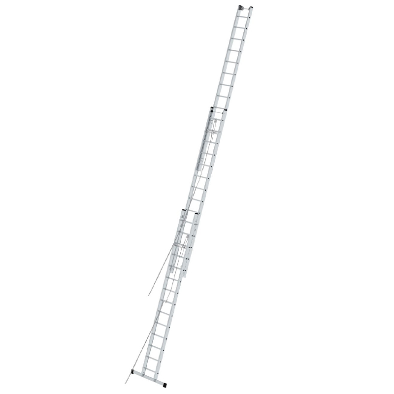 Scara culisanta cu sfoara, din aluminiu Stabilo 3x14 trepte