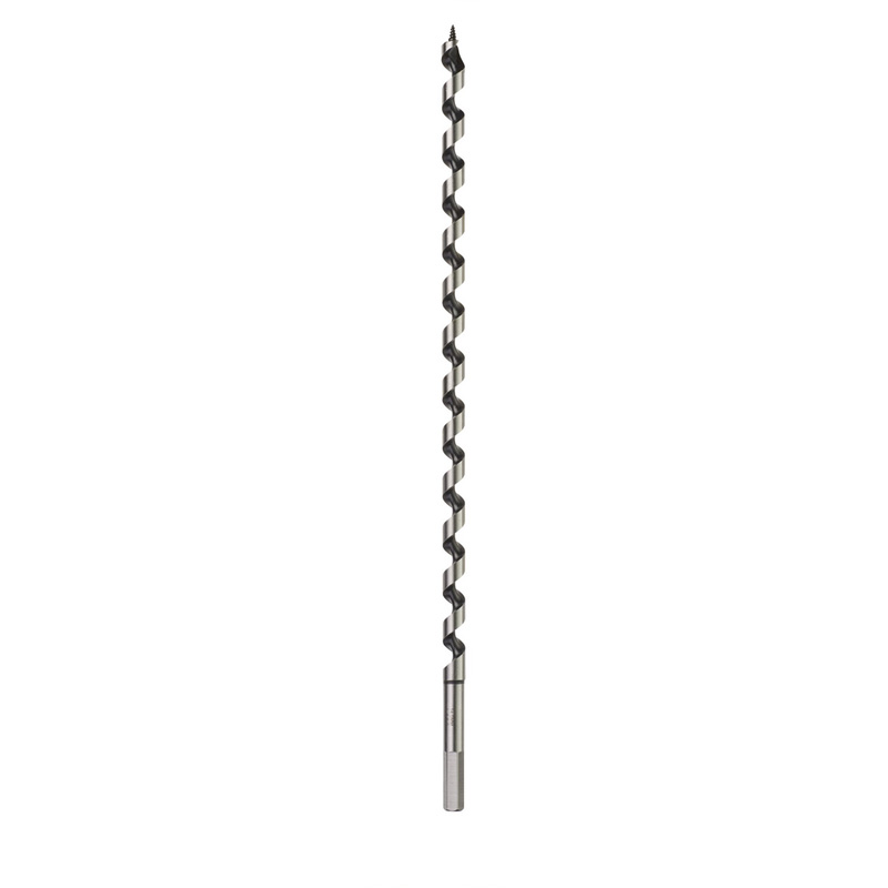 Burghiu elicoidal (sfredel) pentru lemn, prindere hex.11mm, Ø14.0x460x385 mm, Milwaukee