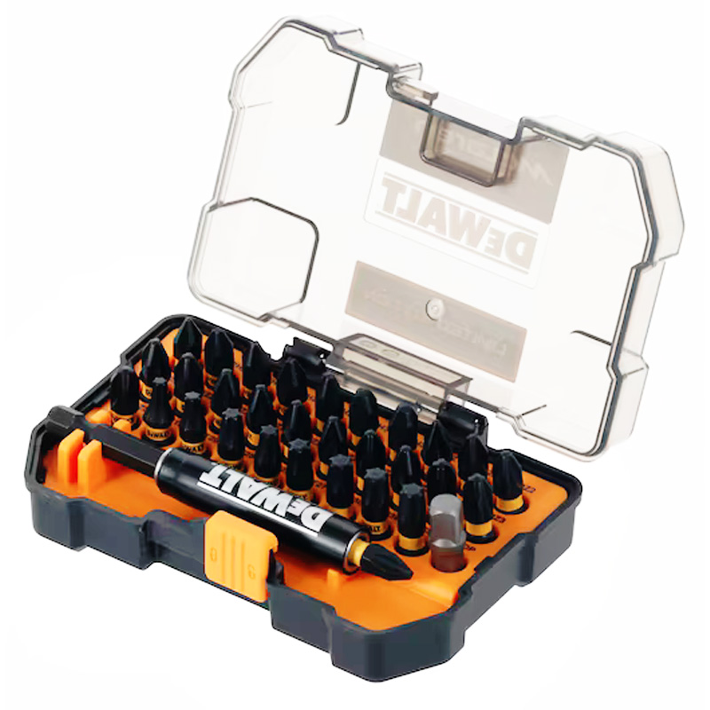 Set 32 accesorii pentru insurubare cu impact, adaptor magnetic 1/4