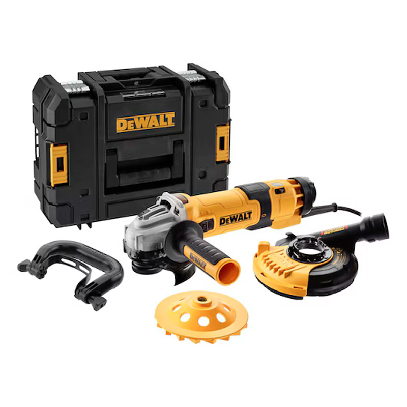 Slefuitor pentru beton DeWalt DWE4257KT-QS, 125 mm, 1500 W, 10000 rpm