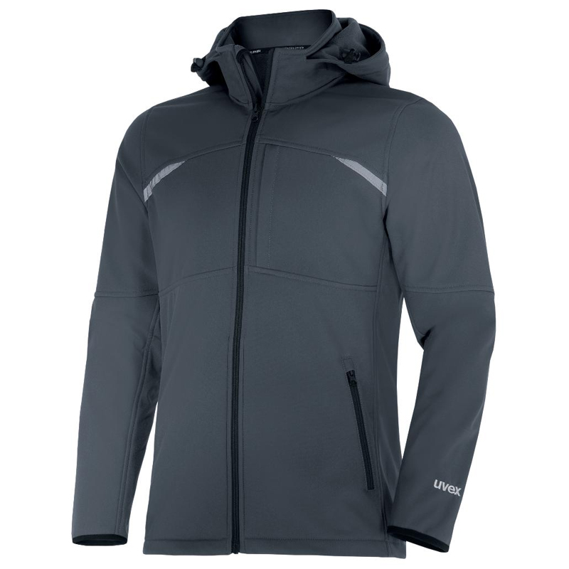 Jacheta Softshell gri antracit Uvex suXXeed Craft, marime S