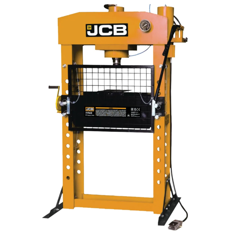 Presa hidraulica si pneumatica pentru atelier 75 tone, JCB