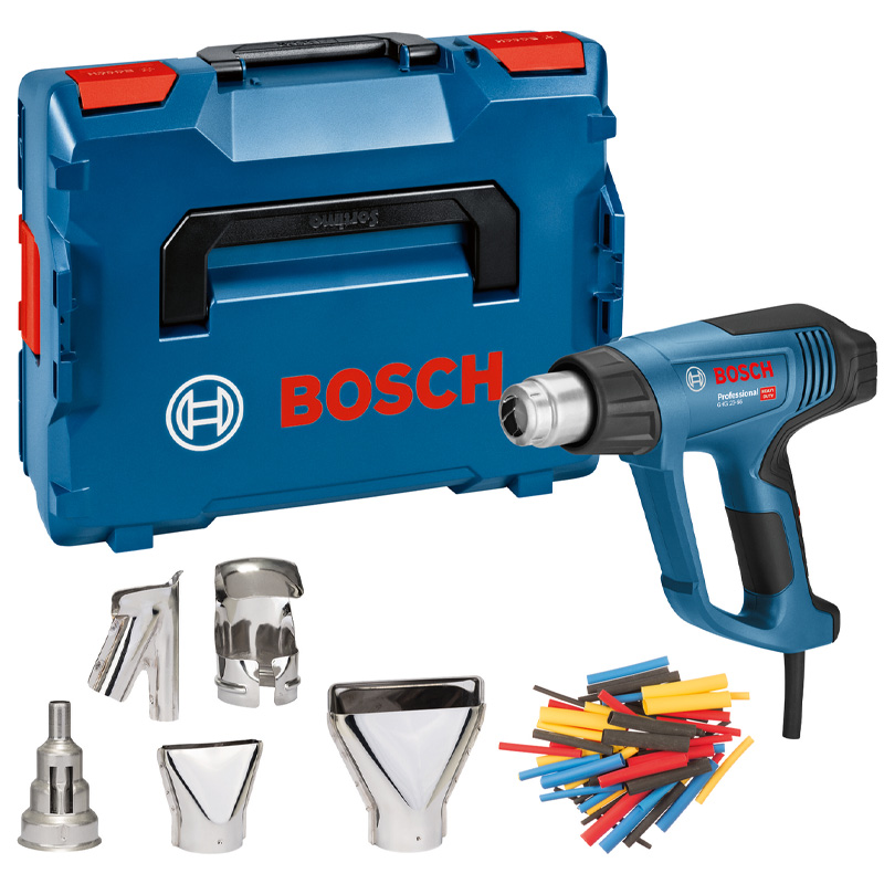 Suflanta cu aer cald Bosch, 2300W, 50-650⁰C, cu accesorii si L-Boxx, tip GHG 23-66