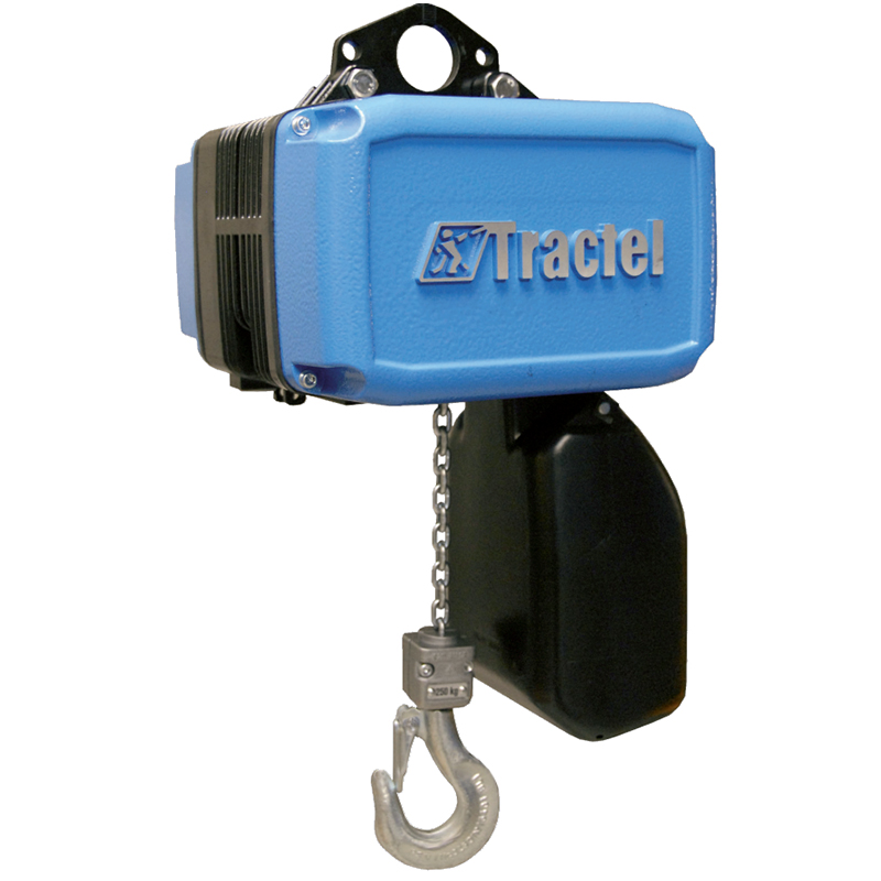 Palan electric cu lant profesional Tractel Tralift TT 0,5t, 4m/min, monofazat