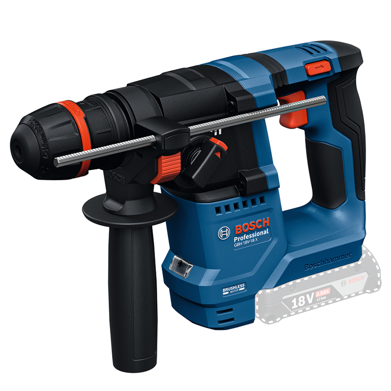 Ciocan rotopercutor SDS-plus 18V, SOLO, ONECHUCK, KICKBACK CONTROL, Bosch GBH 18V-18 X