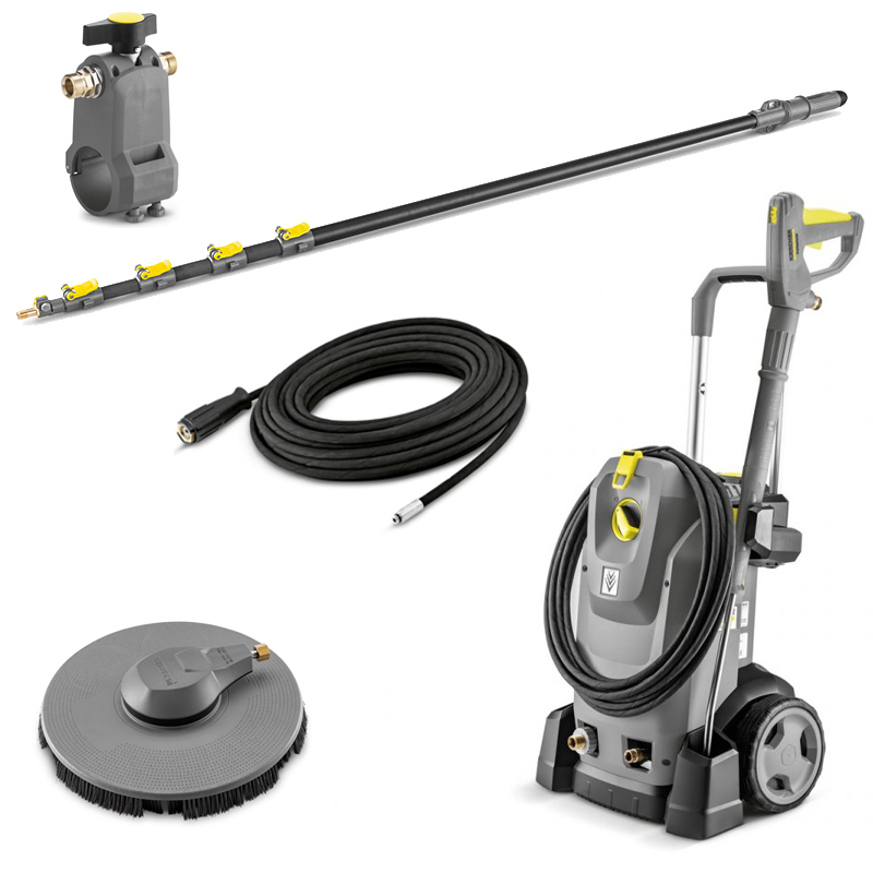 Set iSolar 400 Advance (700-1000l/h) cu HD7/14-4M, tija telescopia TL10H, furtun 11.5m, 230V