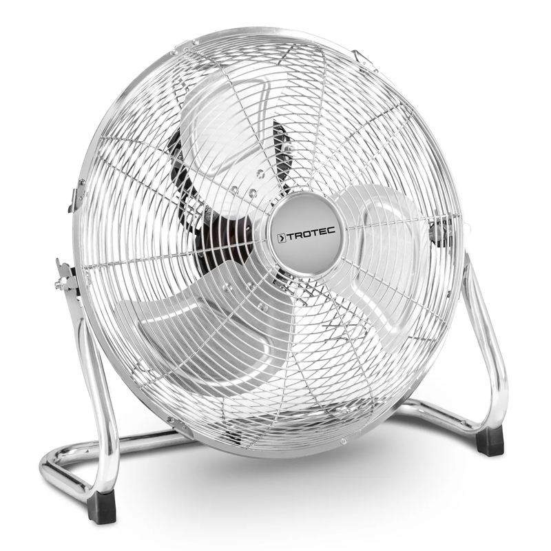 Ventilator de podea Trotec, tip TVM14 argintiu, 44 W, 35 cm, 3 viteze