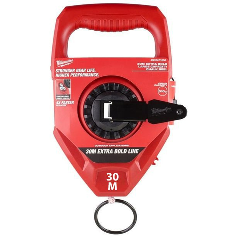 Trasor cu sfoara Milwaukee, tip Chalk Reel, 30 m