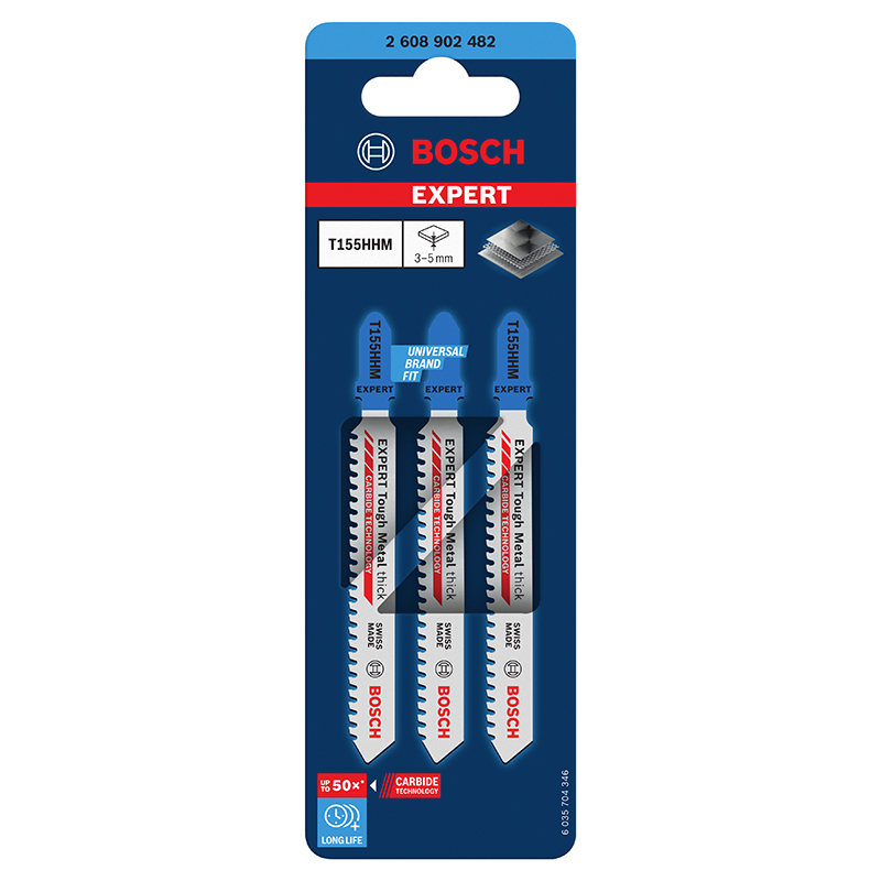 Panza pentru fierastraie verticale, pentru INOX, CARBIDE TECHNOLOGY, T155HHM EXPERT, 3 buc