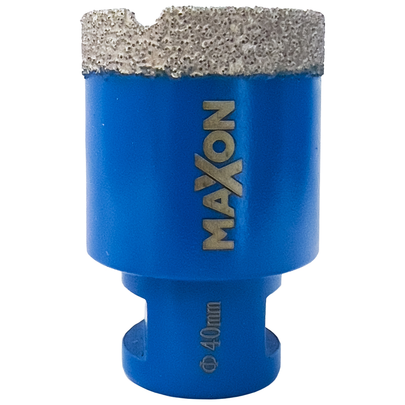 Carota diamantata MAXON pentru gresie, faianta, granit, 40mm, prindere M14, DIATECH