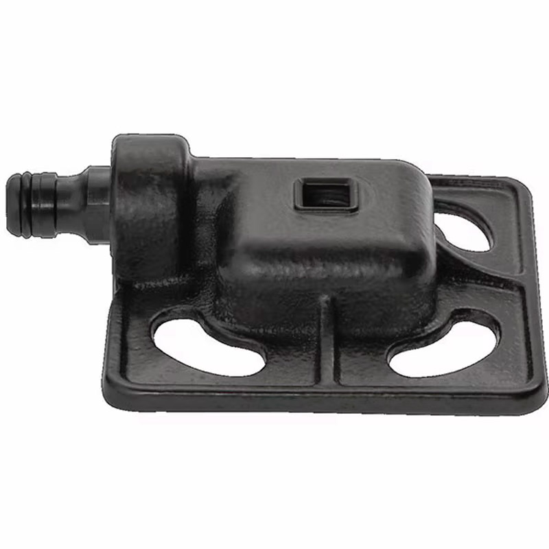 Aspersor universal stationar patrat Fiskars 1023664, corp din metal, rezistent la rugina