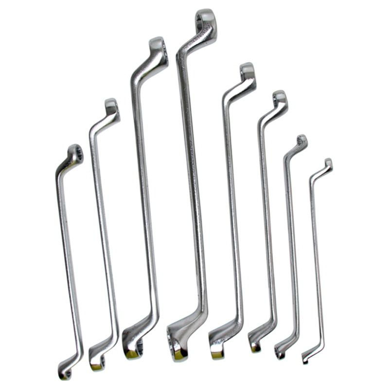 Set 8 chei inelare cu cot 6 - 22 mm, BGS