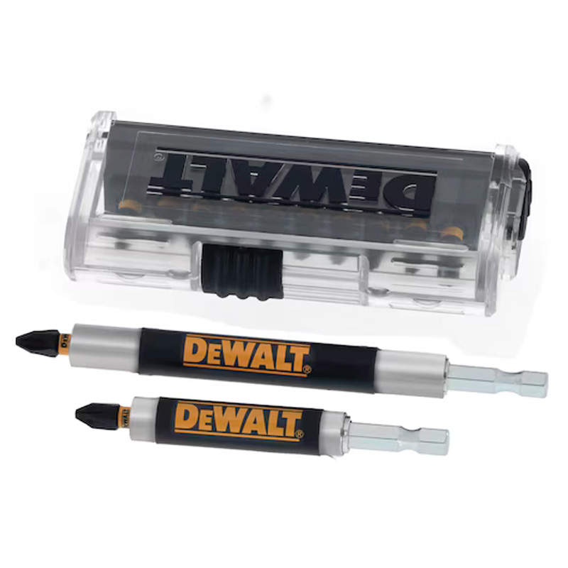 Set 14 accesorii pentru insurubare, 12 biti de impact FLEXTORQ Extreme Impact Torsion, 25 mm, 2 prelungitoare biti, tip DT70574T-QZ