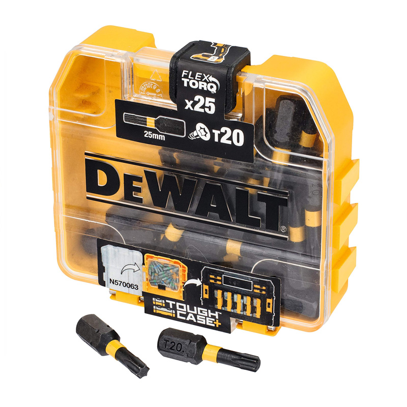 Set 25 biti de impact FLEXTORQ® T20, 25 mm, tip DT70557T-QZ