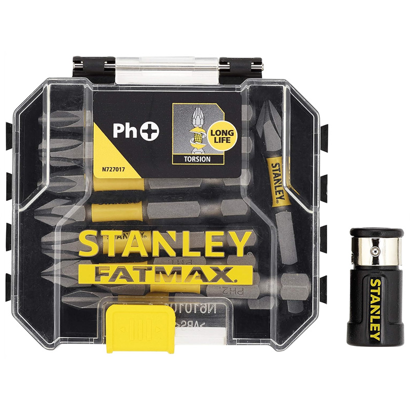 Set 10 varfuri (biti) de impact, PH x 50 mm, Hex 1/4