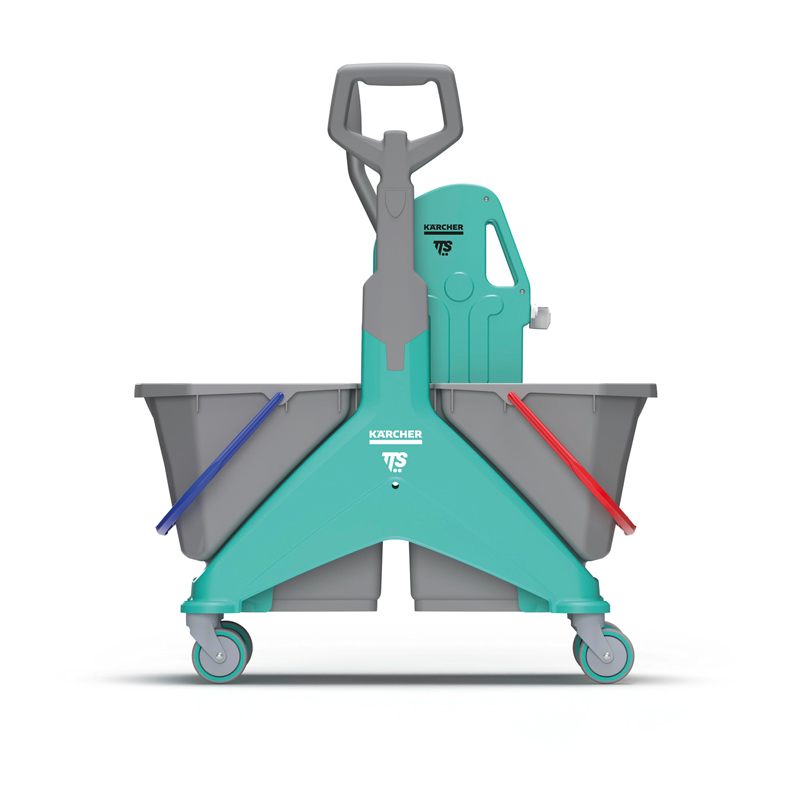 Carucior cu 2 galeti 25l, Kärcher, tip Nickita Tec 2 x 25l