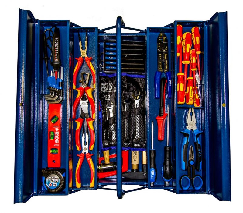 Trusa 52 scule pentru electricieni TSE2, BGS