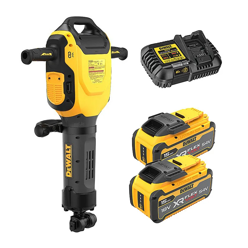 Ciocan demolator SDS-Max, 54V Li-Ion XR FLEXVOLT, 2 x 15.0 Ah, 41 J, 18.5kg DeWalt tip DCH966Z2-QW