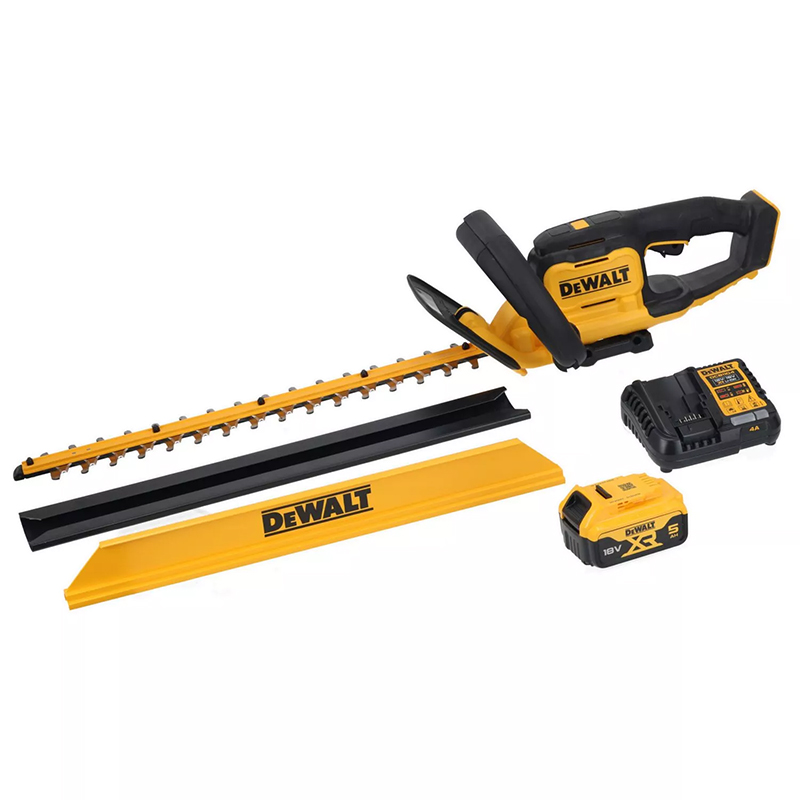 Foarfeca de tuns gard viu 55cm, 18V, 5.0Ah, Dewalt, tip DCMHT564P1-QW