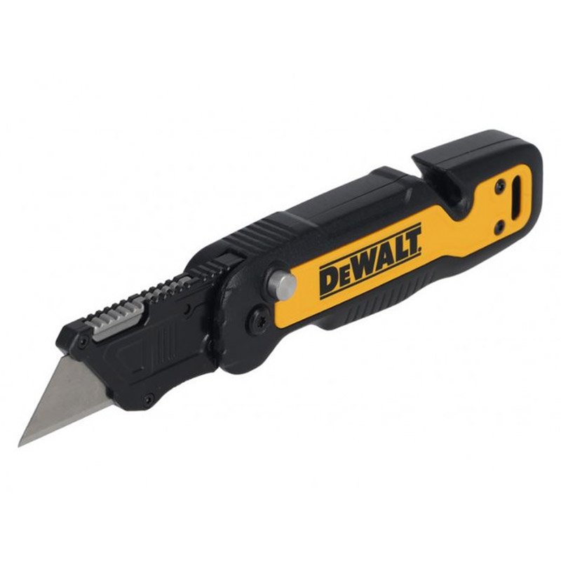 Cutit (cutter) utilitar profesional DeWalt, cu lama trapezoidala, 19 mm