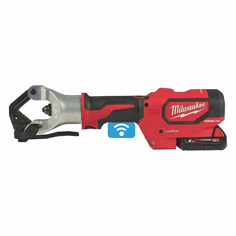 Presa hidraulica, sertizor fara bacuri M18™, 2x2Ah, FORCE LOGIC™ Milwaukee High Force, M18 HDCT-202C