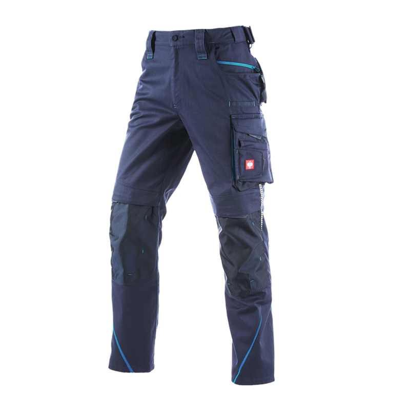 Pantaloni de lucru ergonomici Strauss, e.s.motion 2020, albastru inchis/albastru, marimea 48