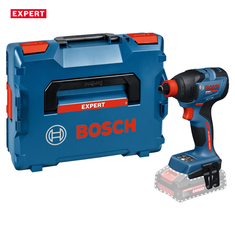Masina de insurubat cu impact si acumulatori 18V, BOSCH Profesional EXPERT L-BOXX, patrat 1/2 + hex. 1/4