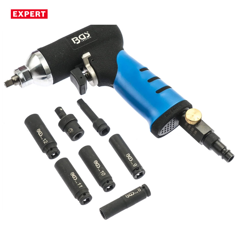 Masina pneumatica pentru demontare bujii incandescente BGS, moment ajustabil 20-50 Nm, control fin al cuplului, durabilitate profesionala