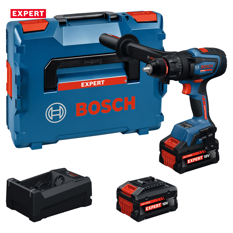 Masina de gaurit si insurubat si acumulatori 18V 2x 8.0Ah, BOSCH Profesional EXPERT L-BOXX, 150Nm, tip EXSR 18V-150 EXPERT