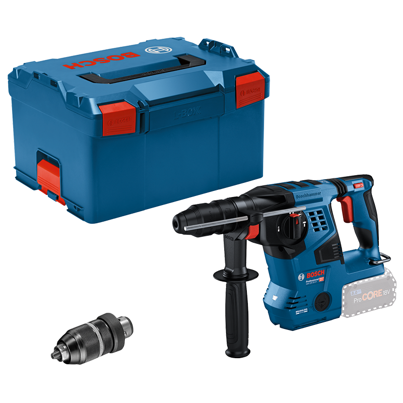 Ciocan rotopercutor SDS-plus 18V, SOLO, mandrina metal, Vibration Control, KickBack Control, tip PRO GBH 18V-28 CF, BRUSHLESS