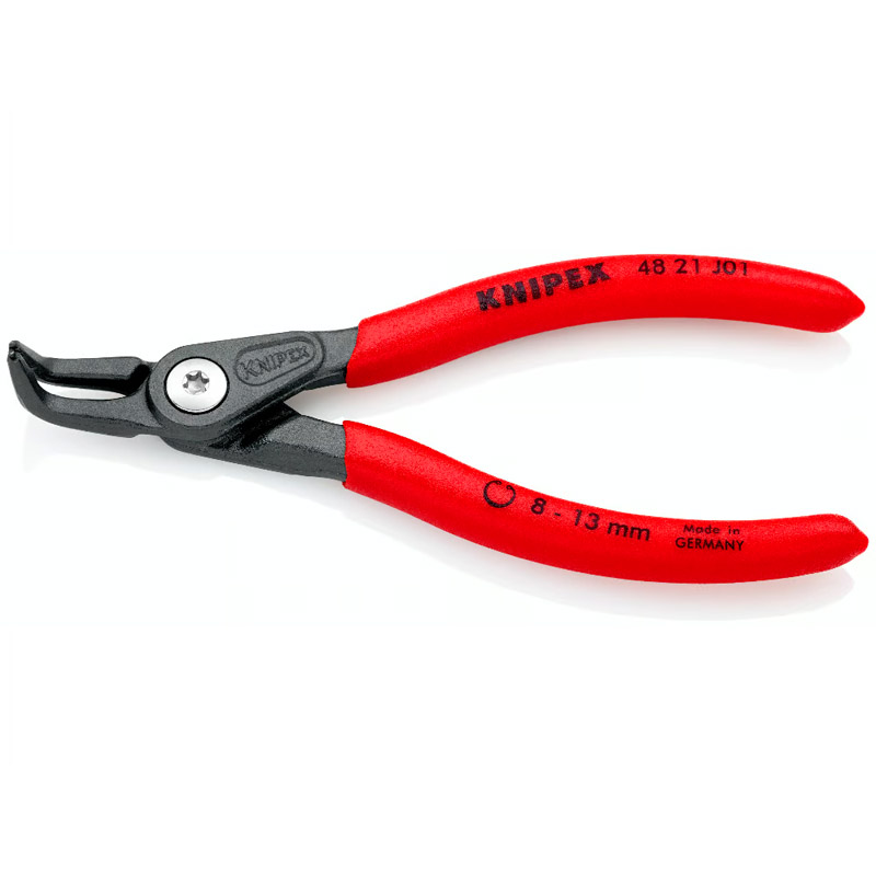 Clește de precizie KNIPEX pentru inele de siguranță interioare cu alezaje, Ø 8-13 mm, 130 mm, 90 g