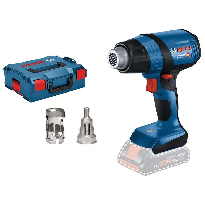 Suflanta cu aer cald compacta 18V, SOLO, BOSCH tip GHG 18V-50, L-BOXX