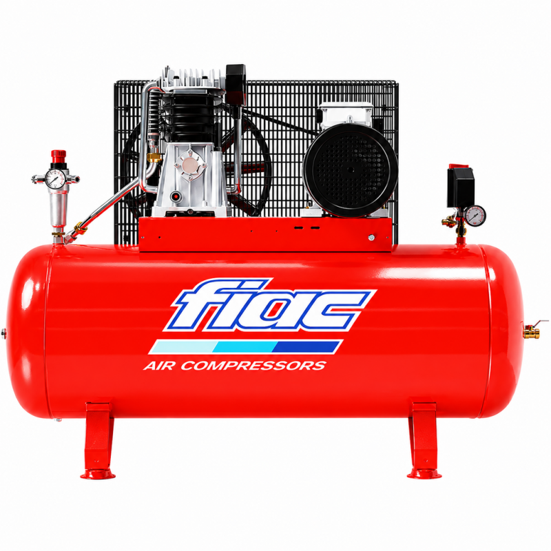 Compresor trifazat profesional, stationar, 270l, 827l/min, FIAC AB300/825TF