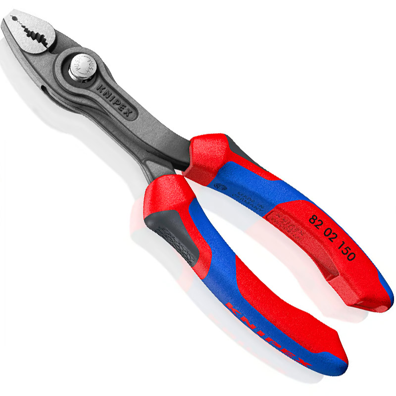 Cleste combinat reglabil KNIPEX TwinGrip cu prindere frontala si laterala, 150 mm