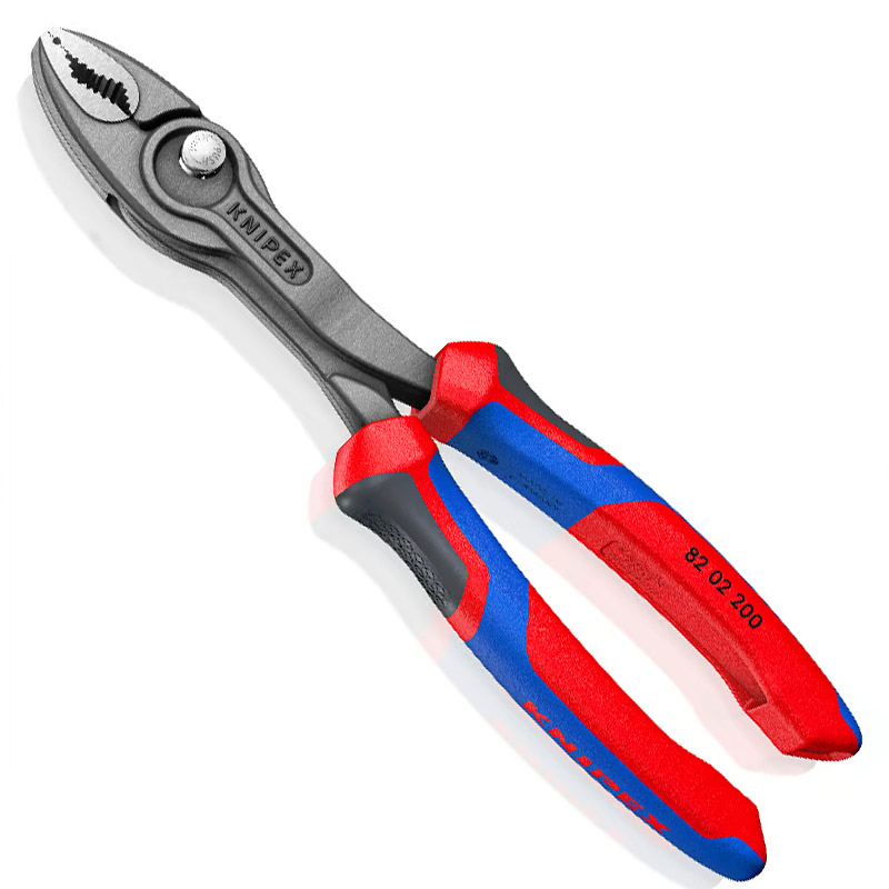 Cleste combinat KNIPEX TwinGrip cu prindere frontala si laterala, 200 mm