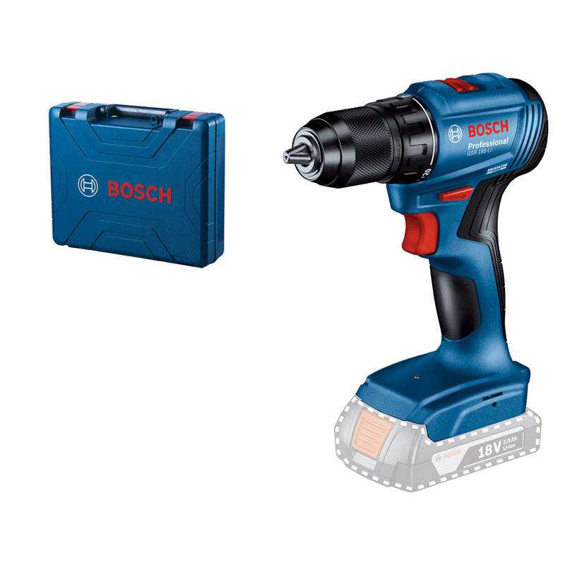 Masina de gaurit/insurubat BOSCH cu acumulatori 18V, 50 Nm, SOLO, tip PRO GSR 185-LI