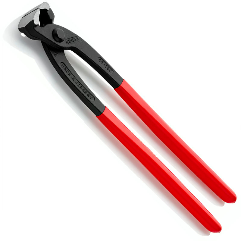 Cleste KNIPEX cu parghie mare, pentru constructori/tamplari/dulgheri/cuie, 280 mm, 490 g