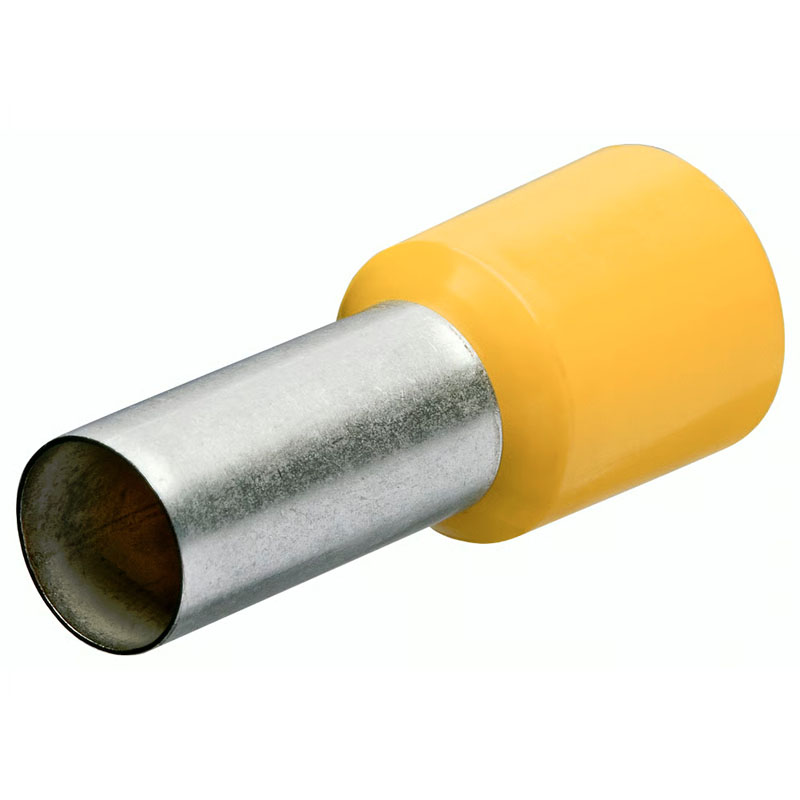 Ferule standard KNIPEX pentru clestii de sertizat cabluri electrice, 25.0 mm² - GALBEN, 50 buc
