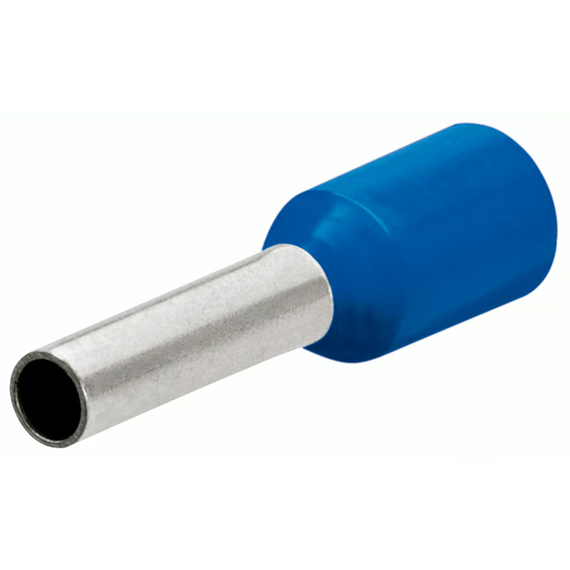 Ferule lungi KNIPEX pentru clestii de sertizat cabluri electrice, 2.5 mm² - ALBASTRU, 200 buc