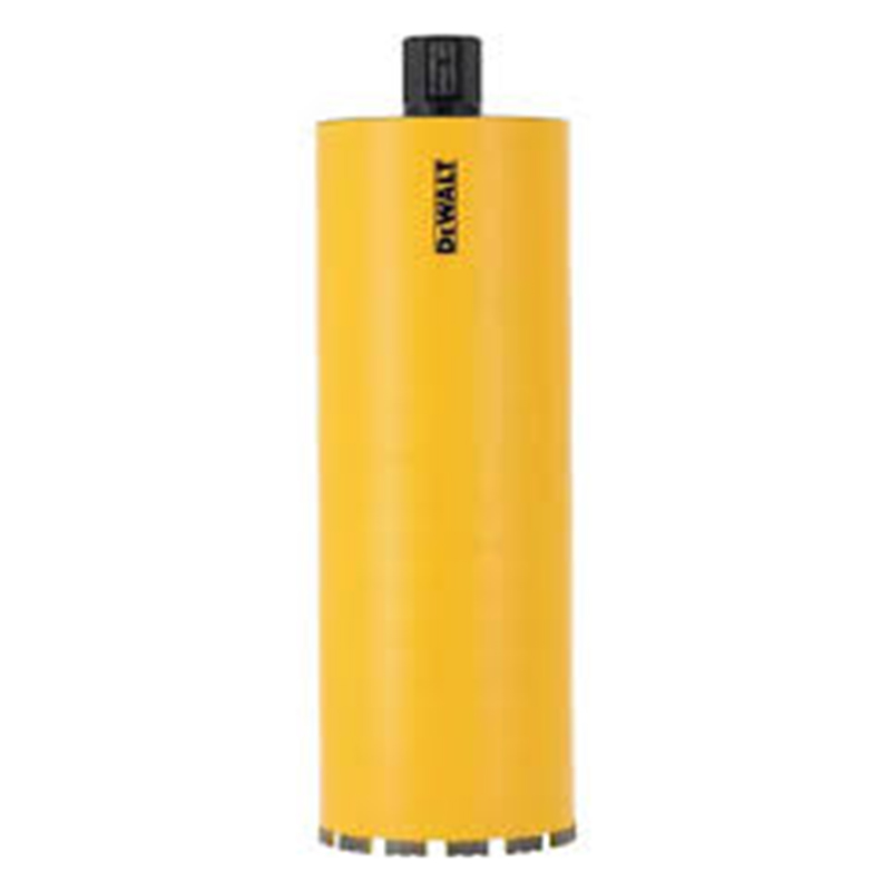 Carota diamantata gaurire umeda DeWALT, prindere 1.1/4, Ø152x450 mm, segmente 10mm turbo, indicator adancime