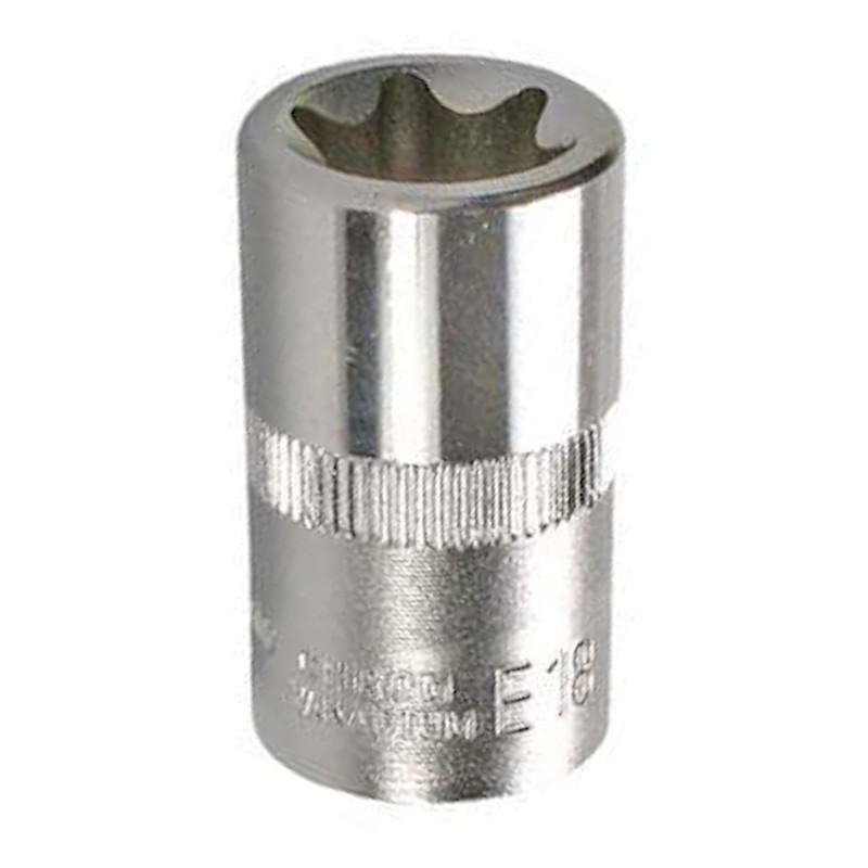 Cheie tubulara stelata-negativ E18, 3/8