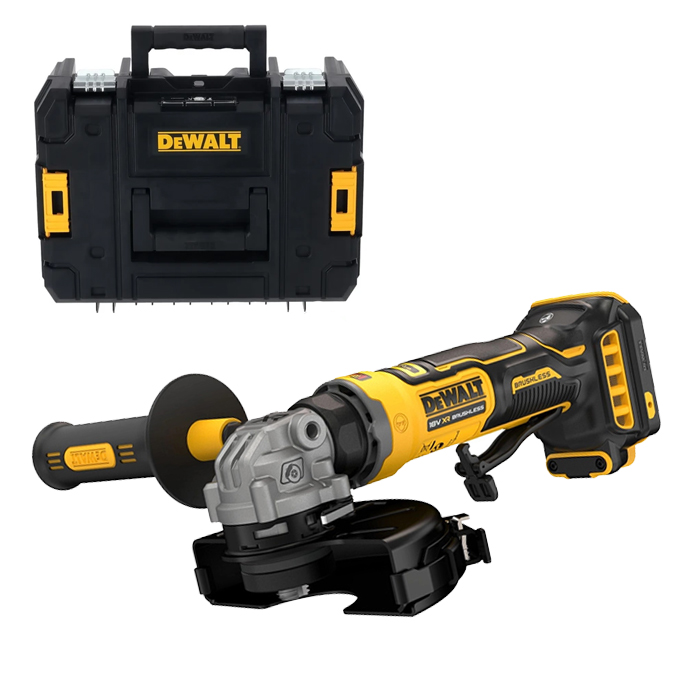 Polizor unghiular mic cu motor fara perii, 125 mm, 18V Li-Ion XR, 11000 rpm, SOLO, TSTARK, DeWALT DCG404NT-XJ