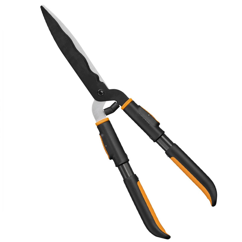Foarfeca pentru gard viu Fiskars OneClick, fara coada, 21.5 cm