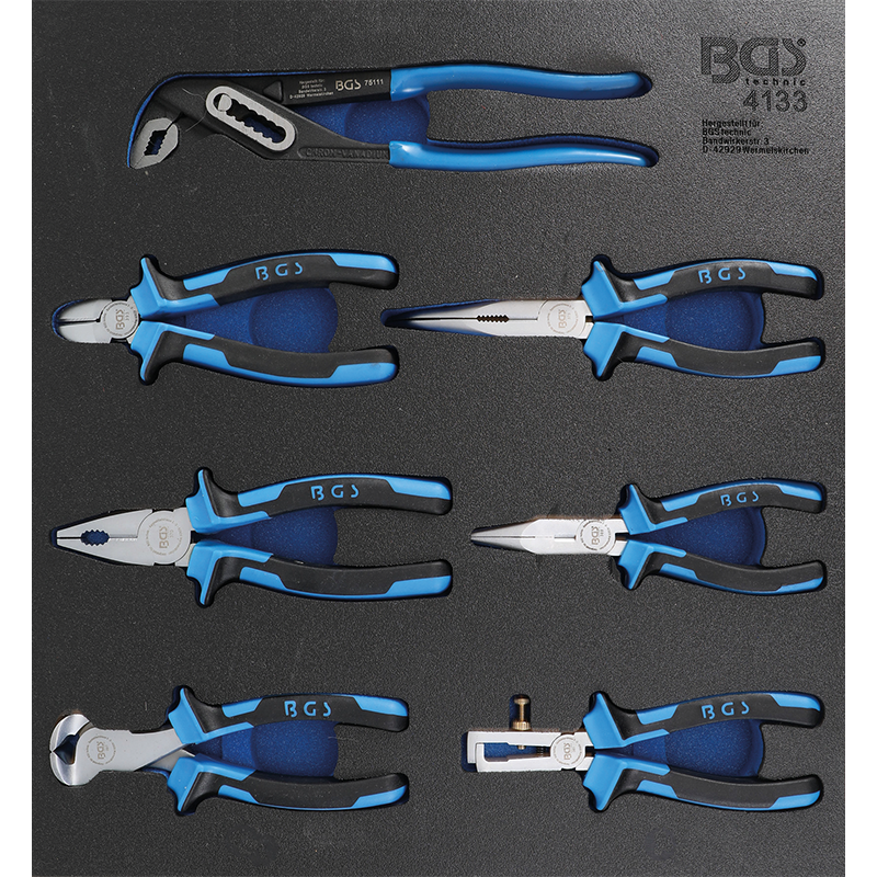 Organizator pentru carucior BGS, 7 clesti, 2/3 sertar