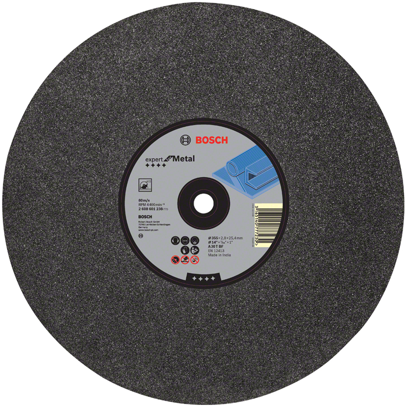 Disc abraziv pentru taiat/debitat otel, 355x25.4x2.8 mm BOSCH