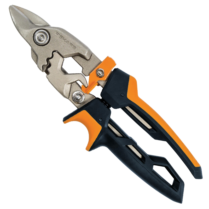 Foarfeca pentru tabla, tip PowerGear™ bulldog, taietura dreapta, Fiskars