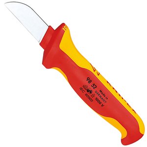 Cutit pentru dezizolat VDE,  lama 50 mm, blister