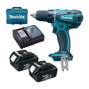 Masina de gaurit/insurubat, 18V, 2 x 3.0Ah Li-Ion, 30-54 Nm, tip DDF484RFE